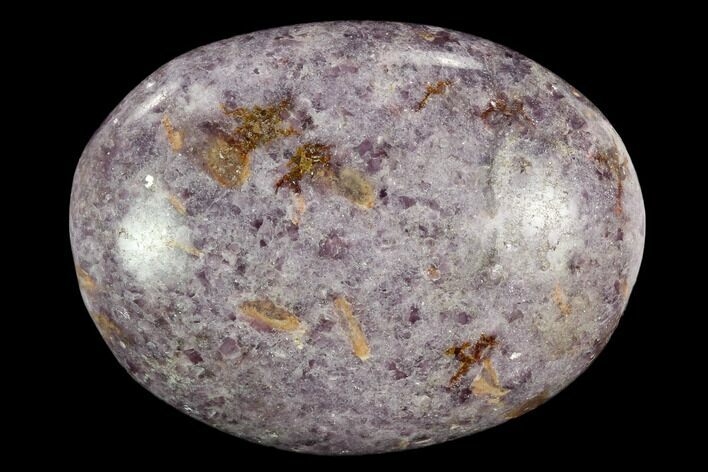 Sparkly, Purple Lepidolite Palm Stone - Madagascar #119257